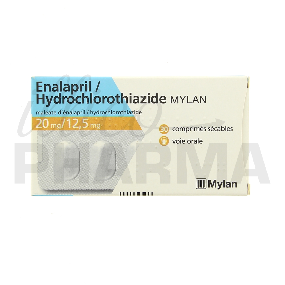 Enalapril hydrochlorothiazide mylan 20mg
